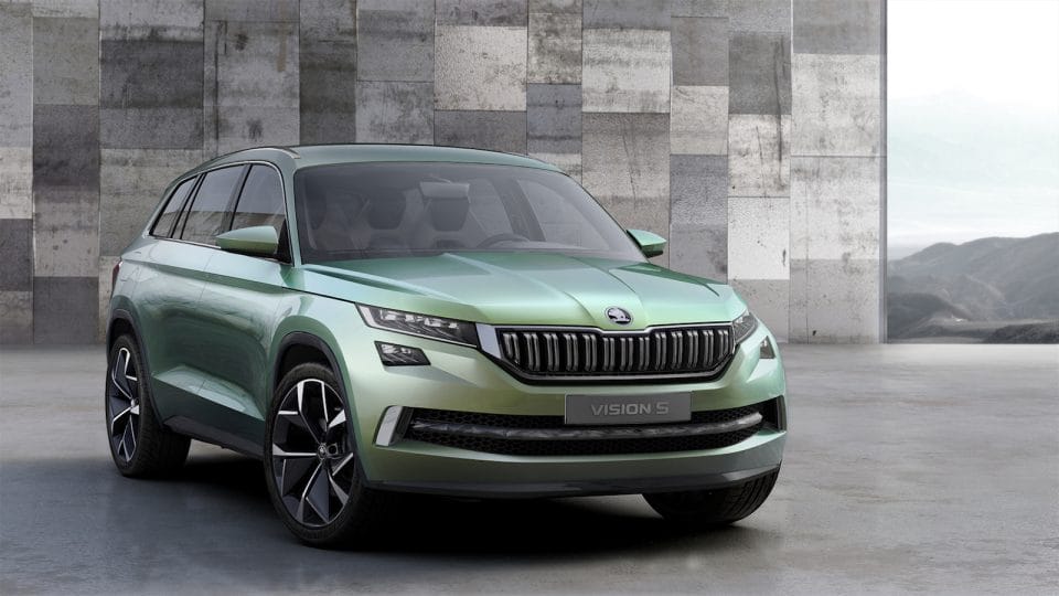 Škoda Vision S: studie hybridního SUV naznačuje, jak bude vypadat Kodiaq